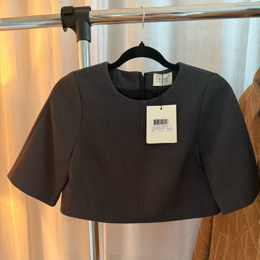 Dissh Heavyweight Formal Cropped Shirt
